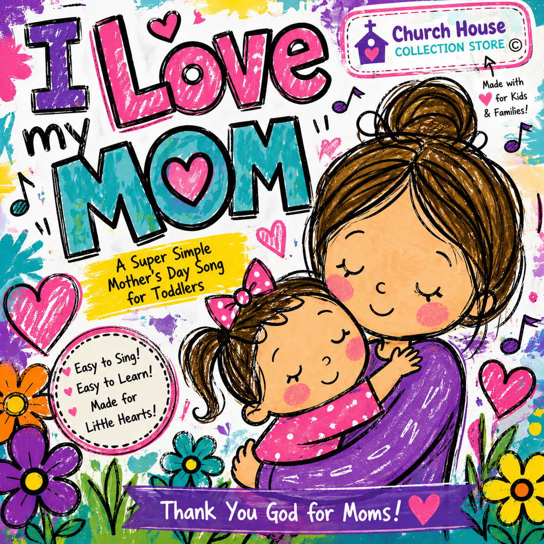 I Love My Mom – Easy Mother’s Day Song for Toddlers (Christian Kids MP3 Download) by Church House Collection Store