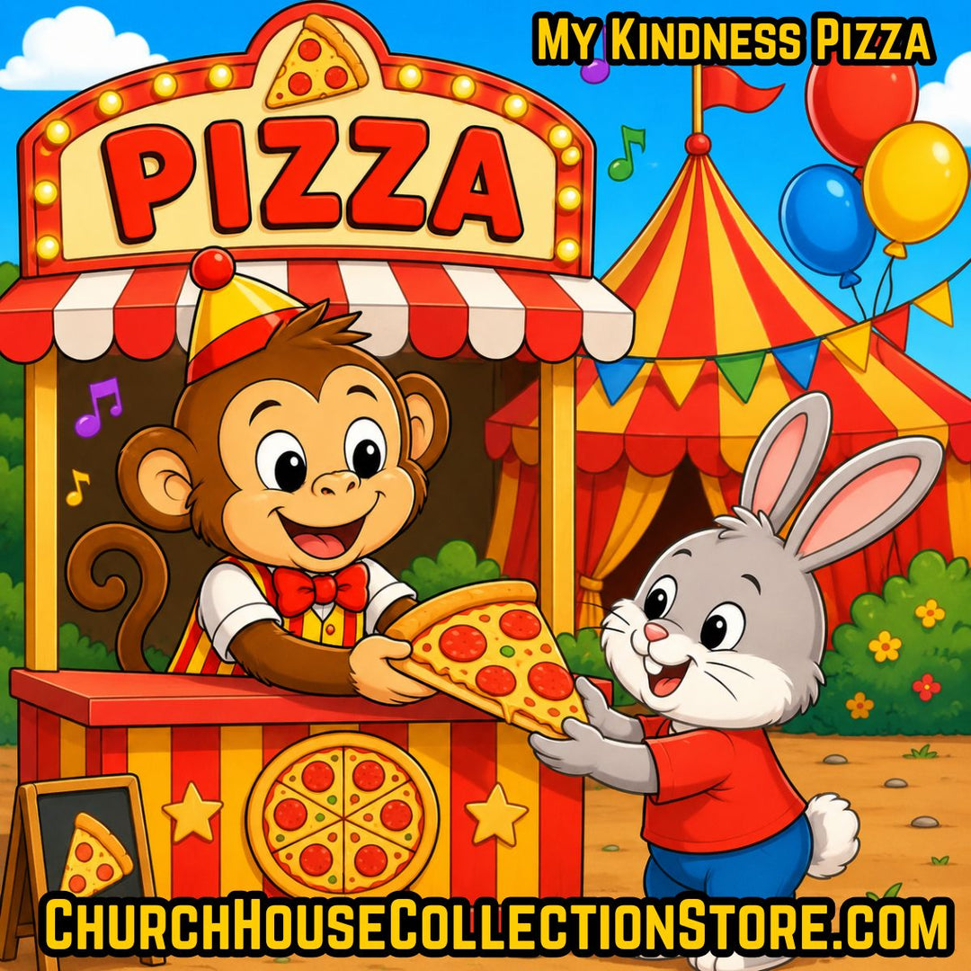 My Kindness Pizza Preschool Bible Lesson by ChurchHouseCollectionStore.com
