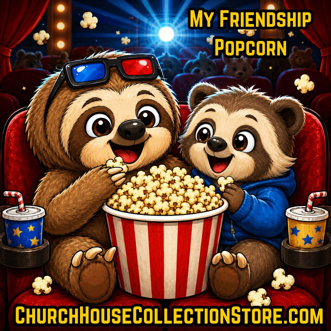 My Kindness Popcorn Preschool Bible Sunday School Lesson by ChurchHouseCollectionStore.com