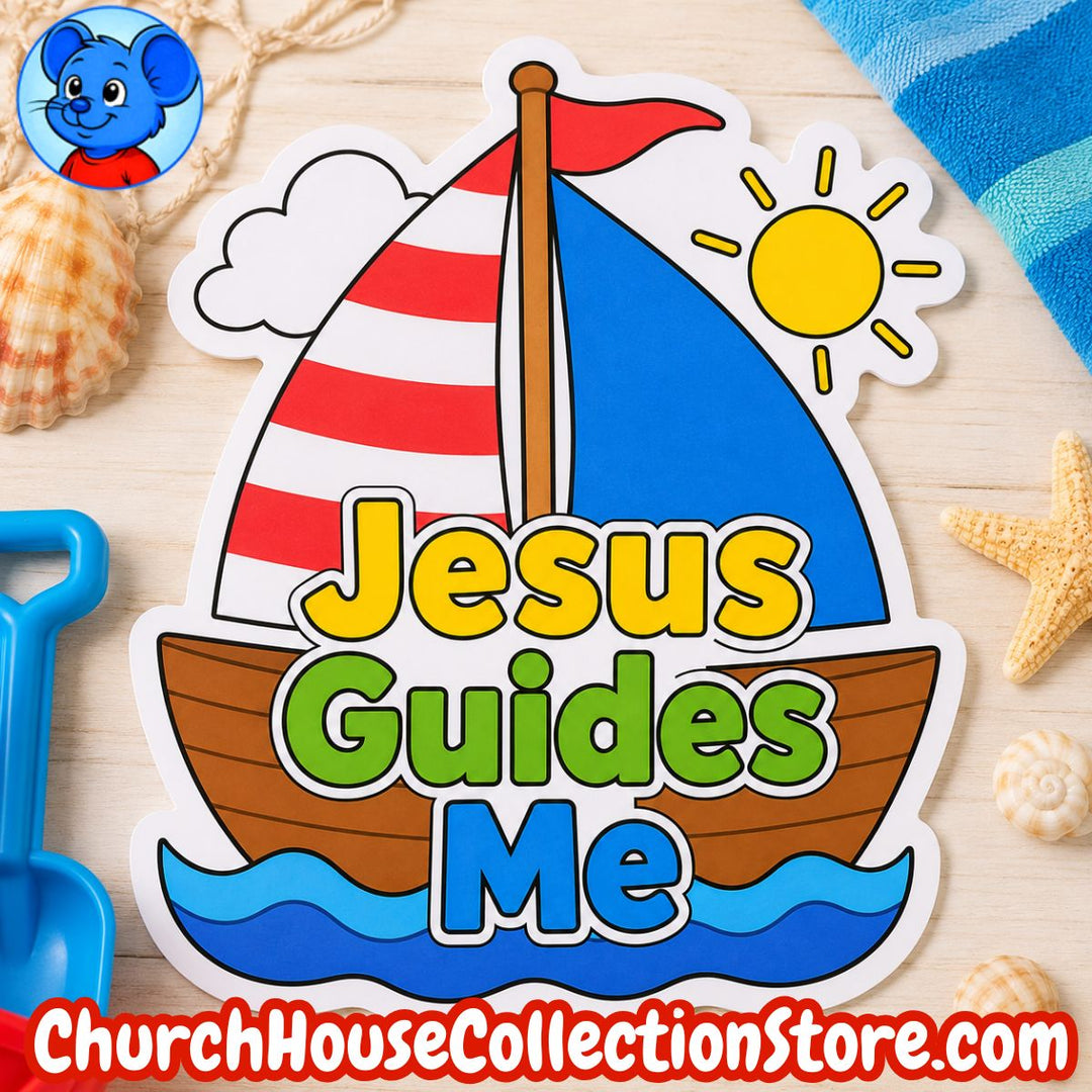Jesus Guides Me Sailboat Craft – Summer Bible Craft for Preschool &amp;amp; Toddlers