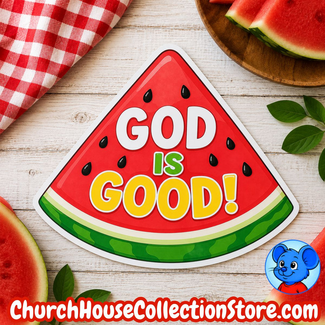 God Is Good Watermelon Craft – Summer Bible Craft for Preschool &amp;amp; Toddlers