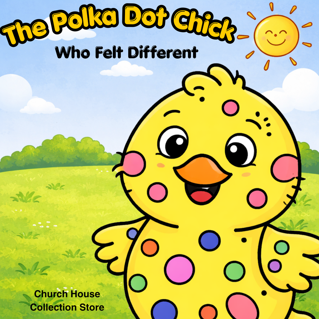 The Polka Dot Chick Who Felt Different Bible Preschool Story by ChurchHouseCollectionStore.com Printable preschool Bible story about a polka dot chick who learns God made her special. Perfect for toddlers, Sunday School, and homeschool.