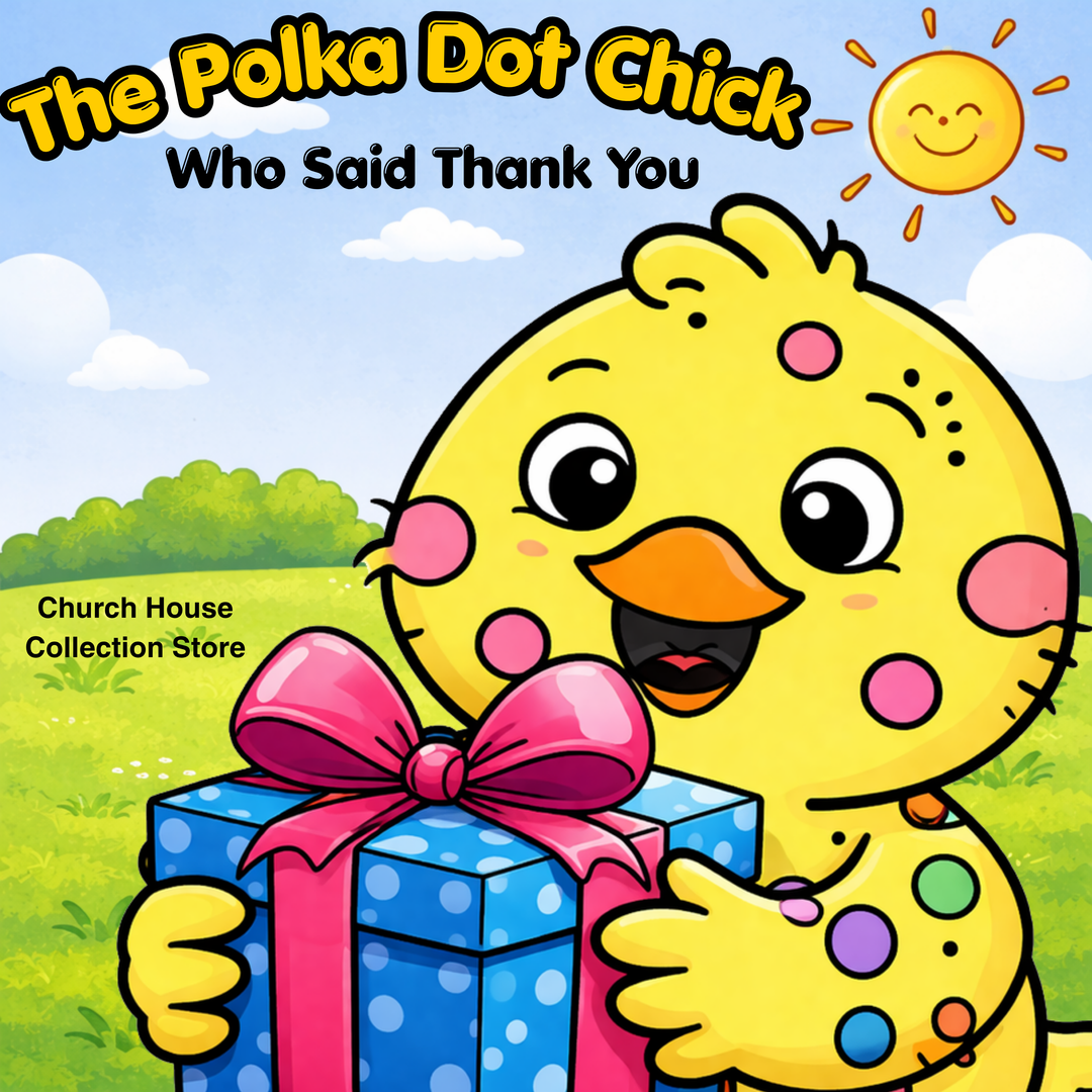 Polka Dot Chick Thank You Story Book Printable for Preschool Kids

