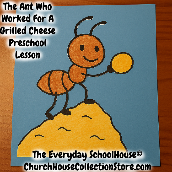 Andy The Ant Cutout Craft Template