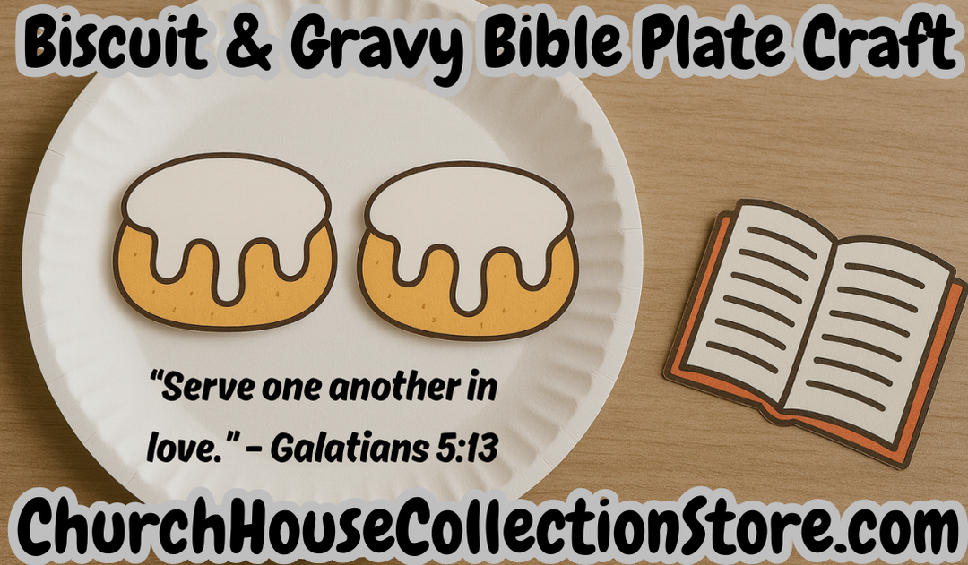 Biscuit And Gravy And Bible Craft Template