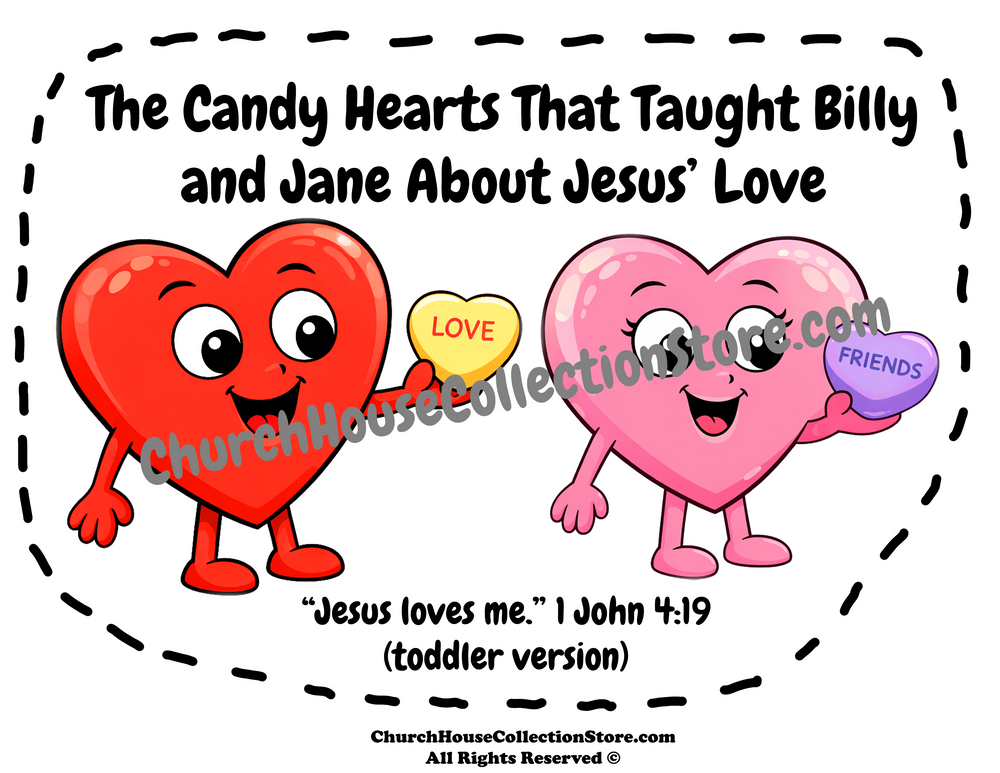 Billy and Jane Valentine Candy Heart Craft