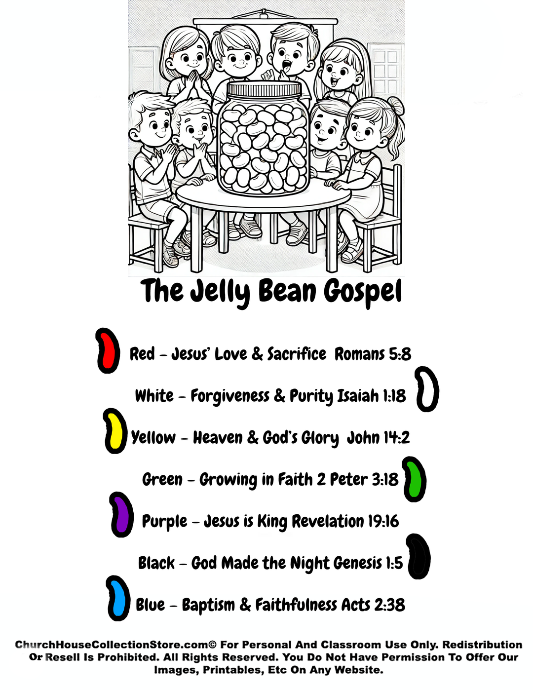 The Day The Jelly Beans Taught Me About Jesus Sunday School Lesson Plan