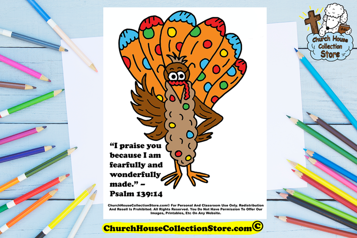The Story Of Pip The Polka Dot Turkey Toddler Sunday School Lesson Plan