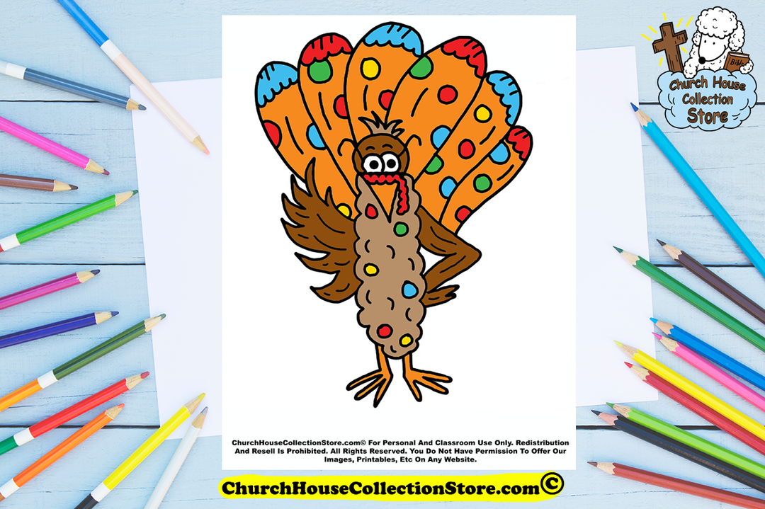 The Story Of Pip The Polka Dot Turkey Toddler Sunday School Lesson Plan