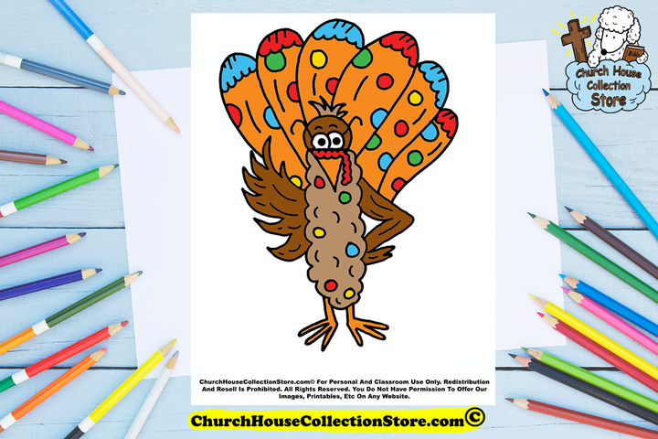 The Story Of Pip The Polka Dot Turkey Toddler Sunday School Lesson Plan
