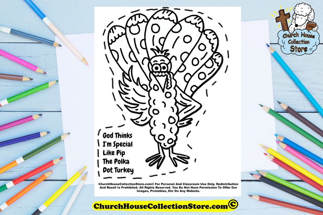 The Story Of Pip The Polka Dot Turkey Toddler Sunday School Lesson Plan