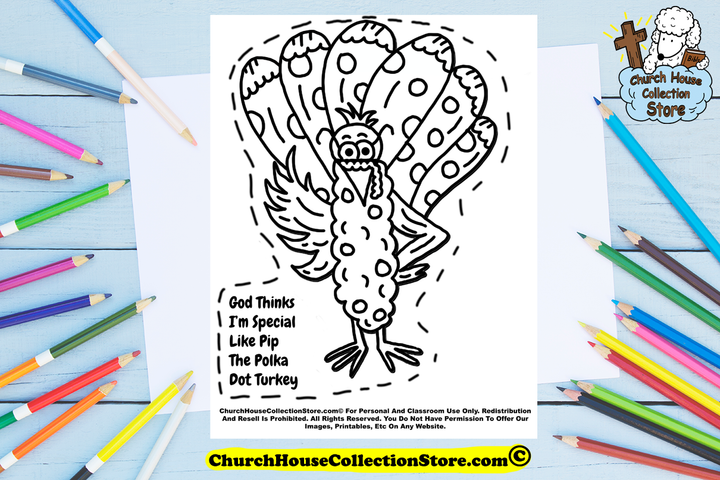 The Story Of Pip The Polka Dot Turkey Toddler Sunday School Lesson Plan
