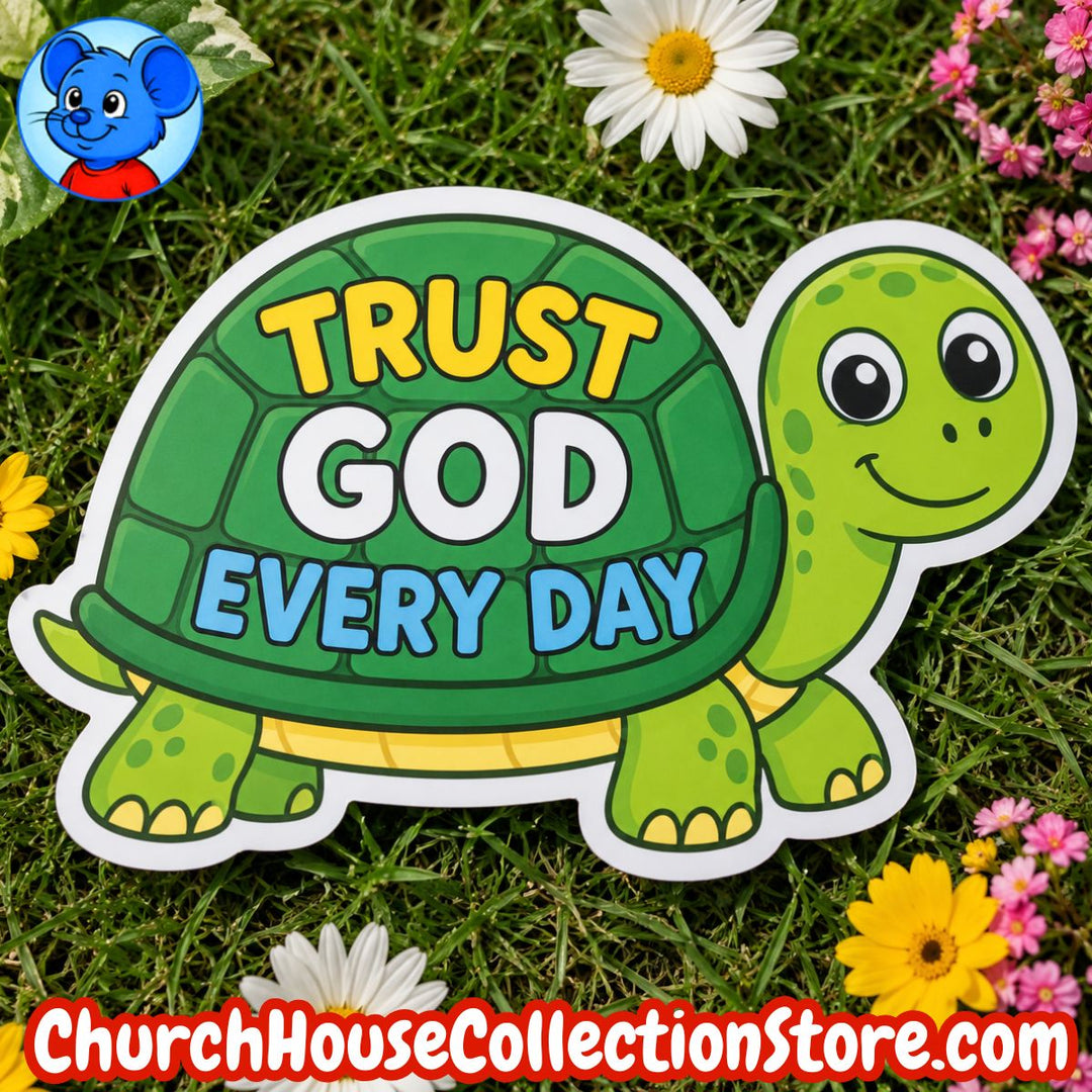 Trust God Every Day Turtle Craft – Summer Bible Craft for Preschool &amp;amp; Toddlers