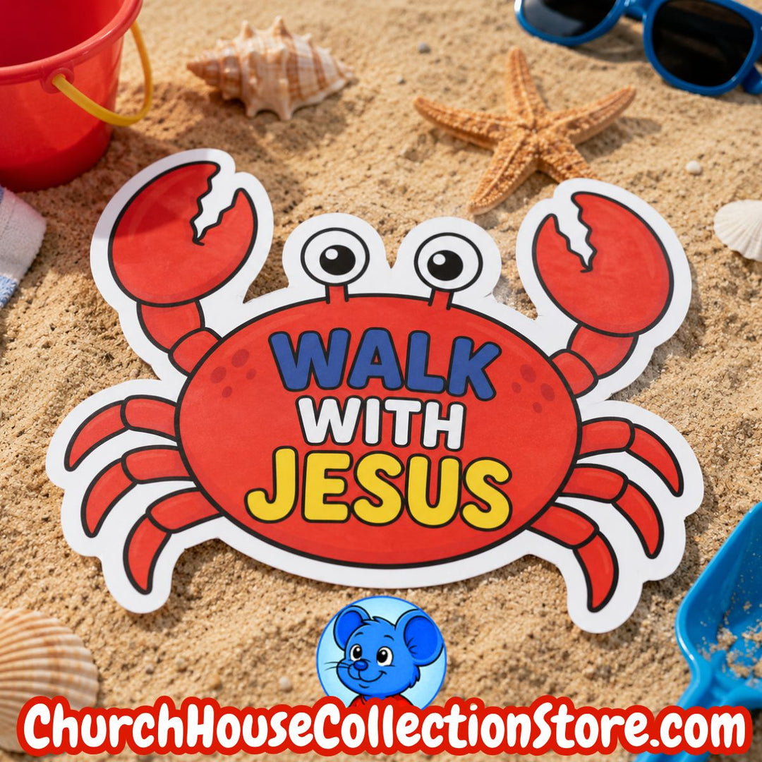 Walk With Jesus Crab Craft – Summer Bible Craft for Preschool &amp;amp; Toddlers