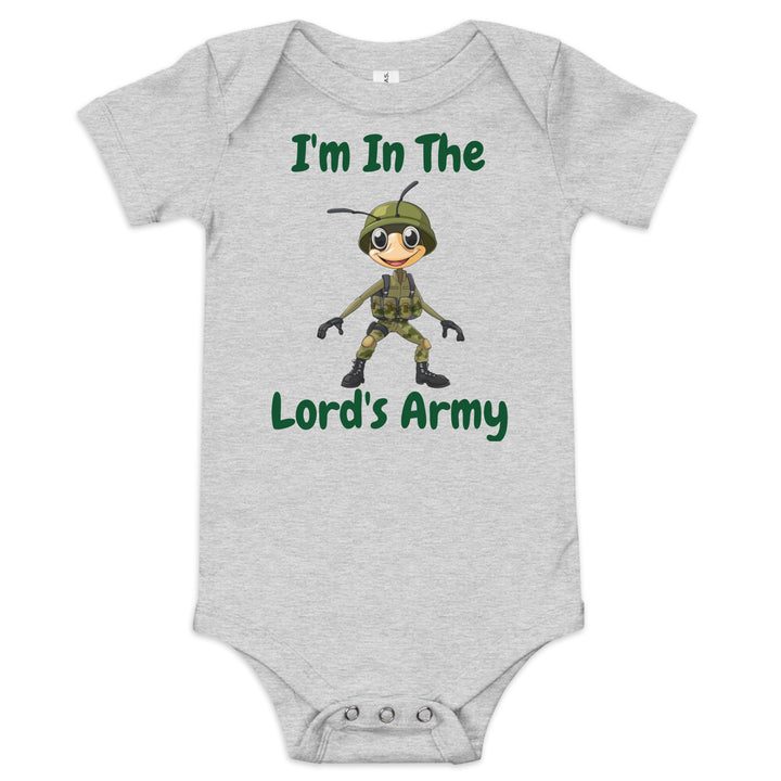 I'm In The Lord's Army Christian Baby One Piece