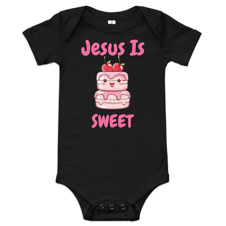 Jesus Is Sweet Cake Baby Christian One Piece