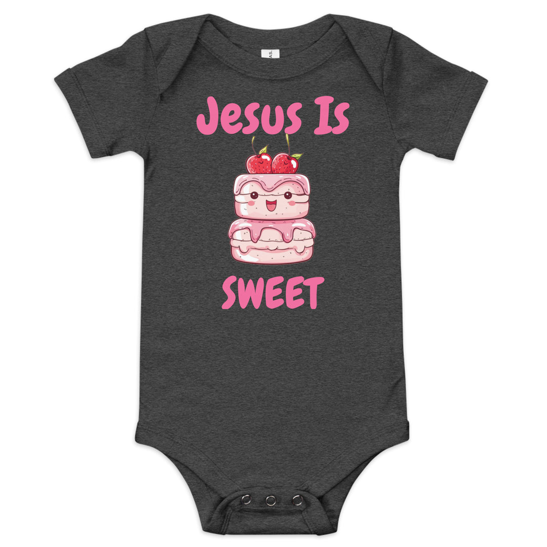 Jesus Is Sweet Cake Baby Christian One Piece