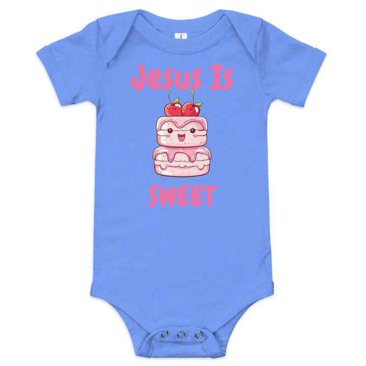 Jesus Is Sweet Cake Baby Christian One Piece