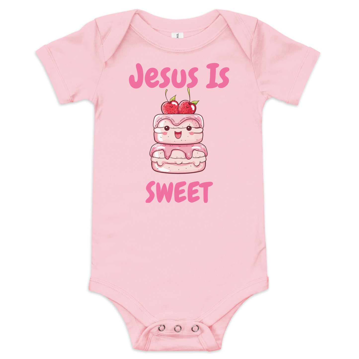 Jesus Is Sweet Cake Baby Christian One Piece