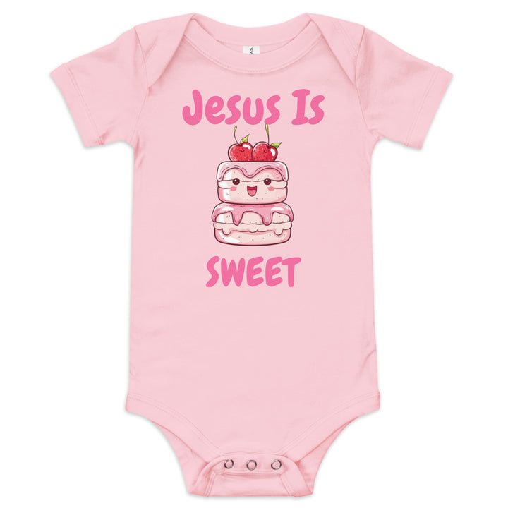 Jesus Is Sweet Cake Baby Christian One Piece