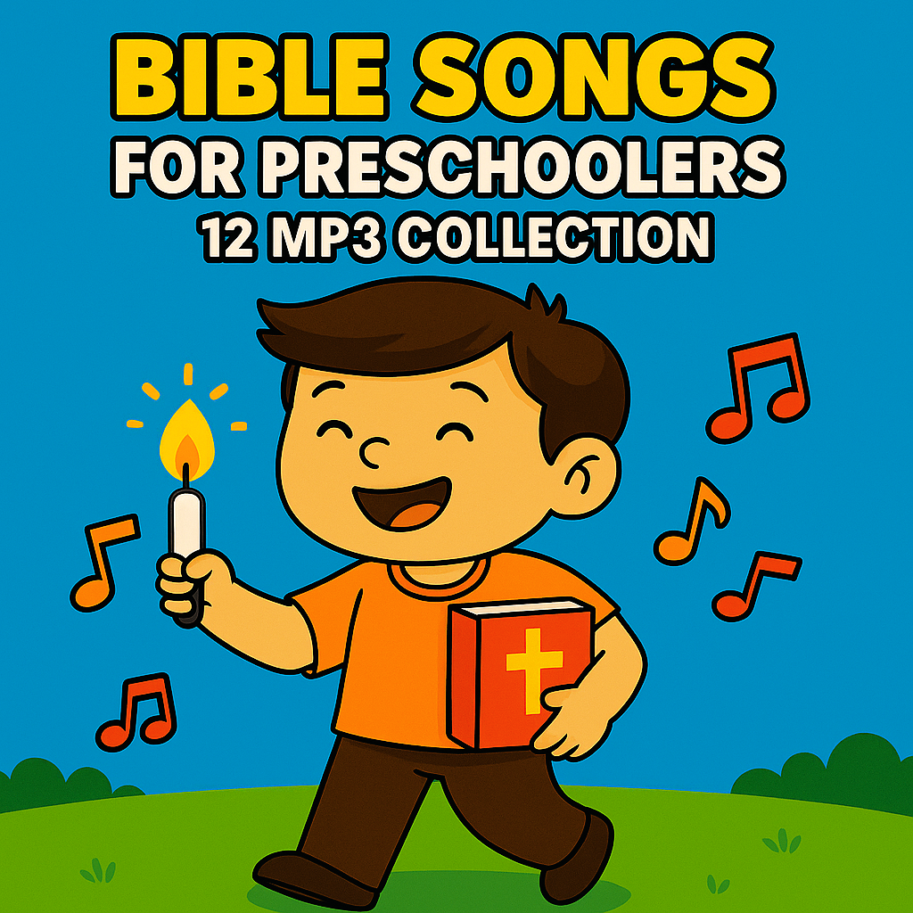 Bible Songs For preschoolers 12 MP3 collection by Church House Collection Store. Jesus Loves Me, This Tiny Little Light Of Mine, The Taco Tumble and more!