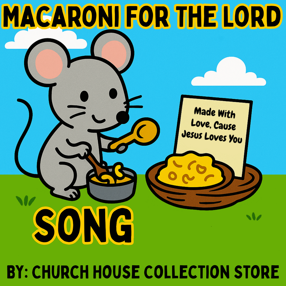 Macaroni For The Lord Song by Church House Collection Store. mp3 download. Christian Music Songs For Kids.