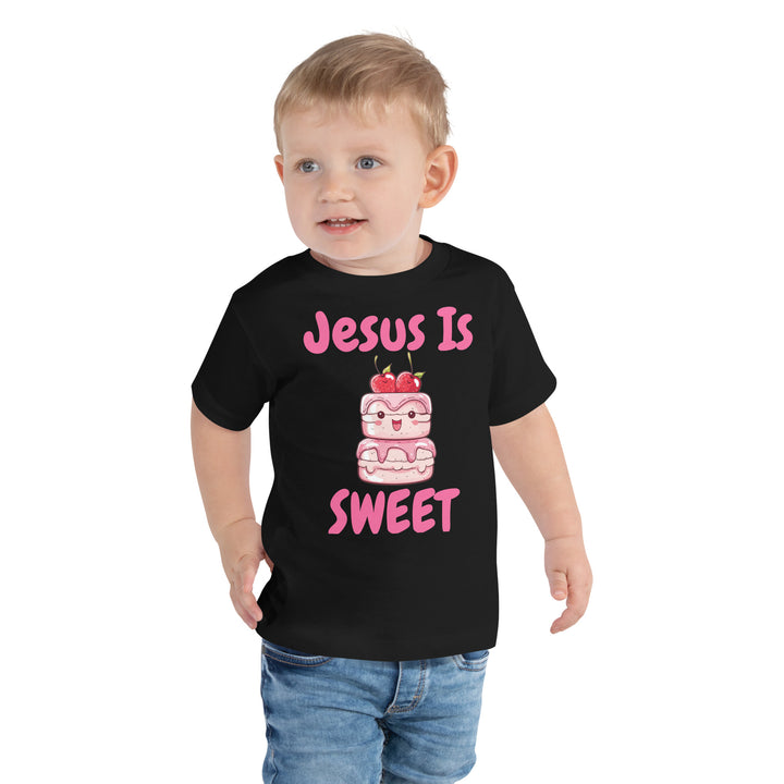 Jesus Is Sweet Cake Toddler Christian T-Shirt