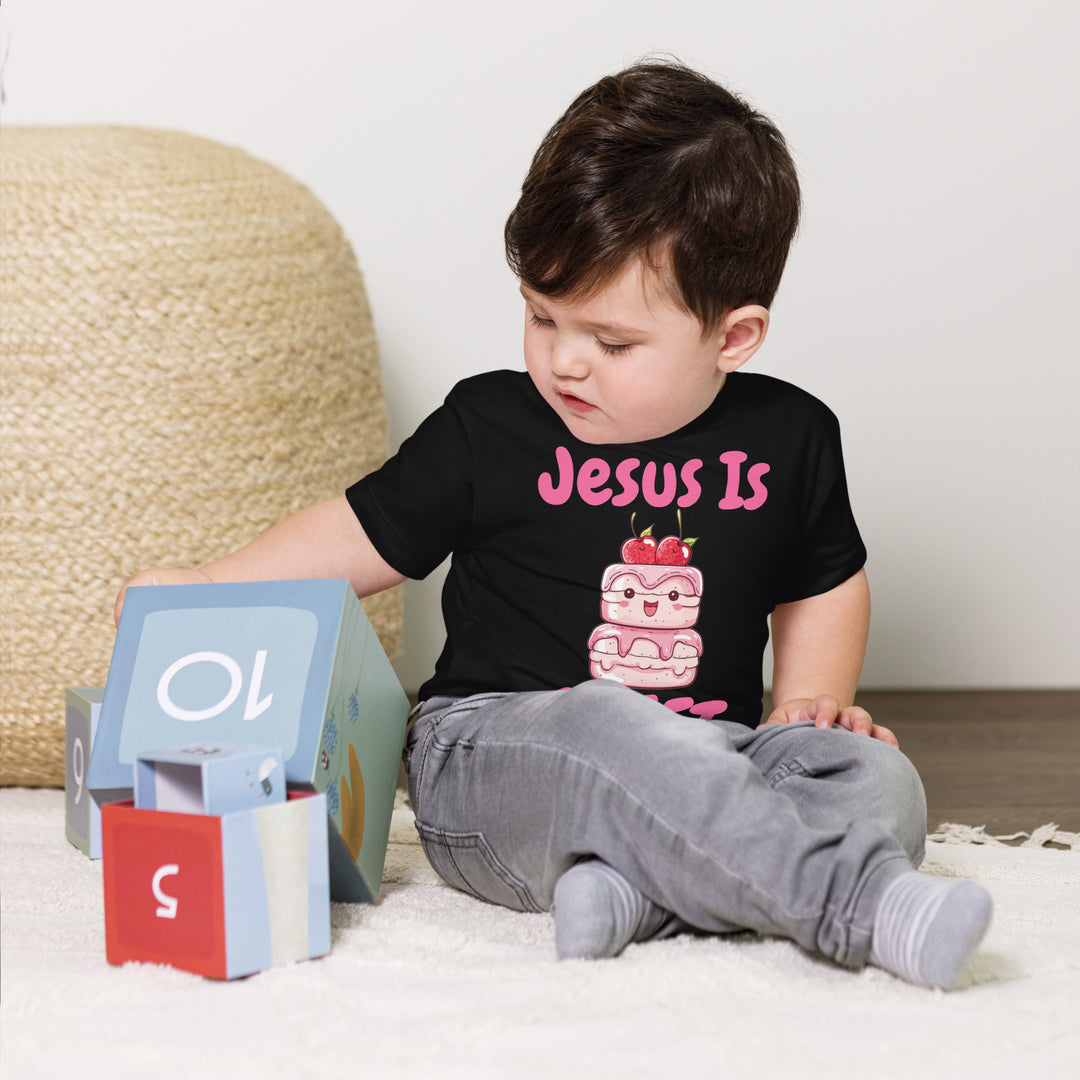 Jesus Is Sweet Cake Toddler Christian T-Shirt