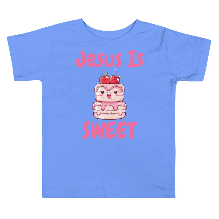 Jesus Is Sweet Cake Toddler Christian T-Shirt