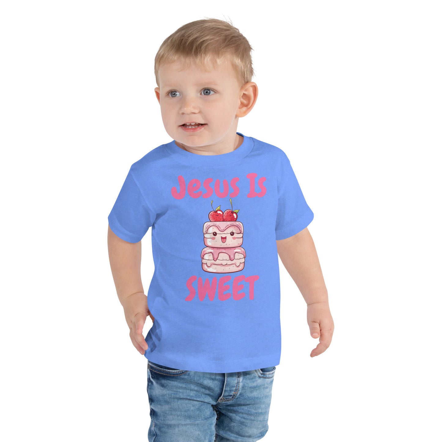 Jesus Is Sweet Cake Toddler Christian T-Shirt