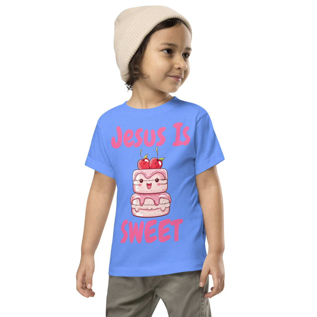 Jesus Is Sweet Cake Toddler Christian T-Shirt