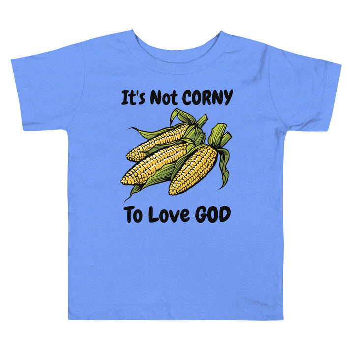 It's Not CORNY To Love GOD Toddler Christian Corn On The Cob Sticker