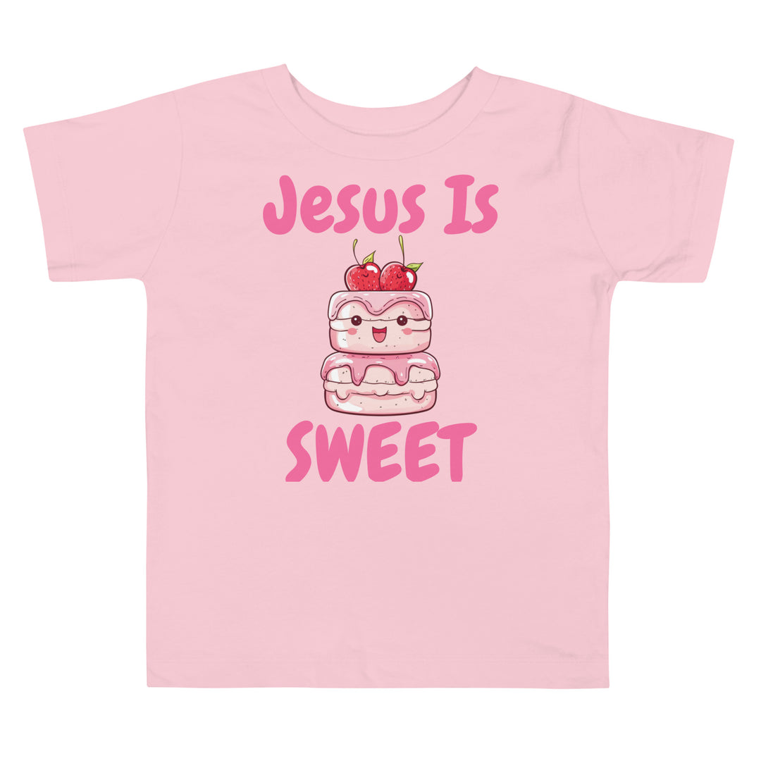 Jesus Is Sweet Cake Toddler Christian T-Shirt