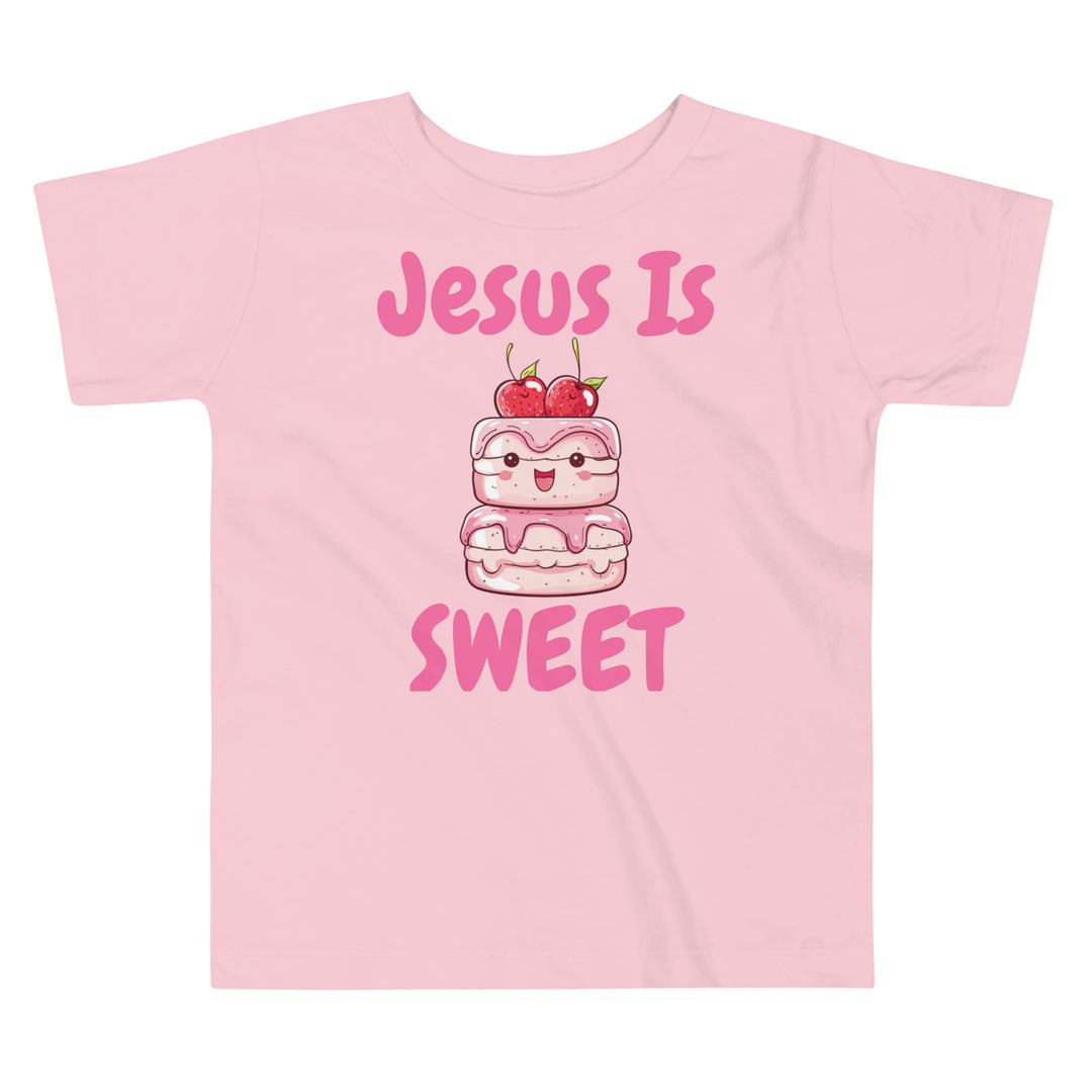 Jesus Is Sweet Cake Toddler Christian T-Shirt