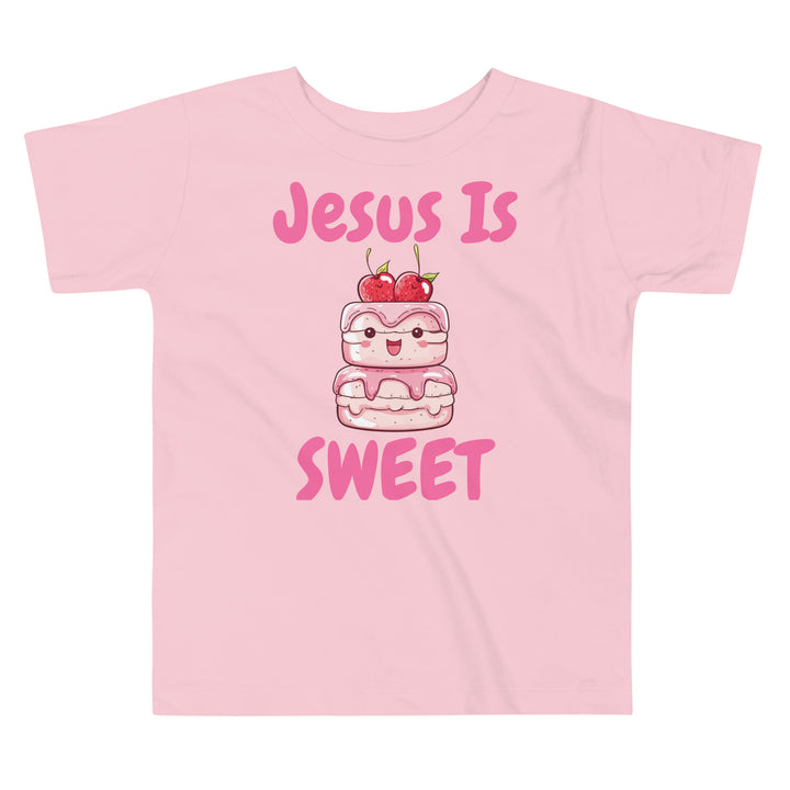 Jesus Is Sweet Cake Toddler Christian T-Shirt