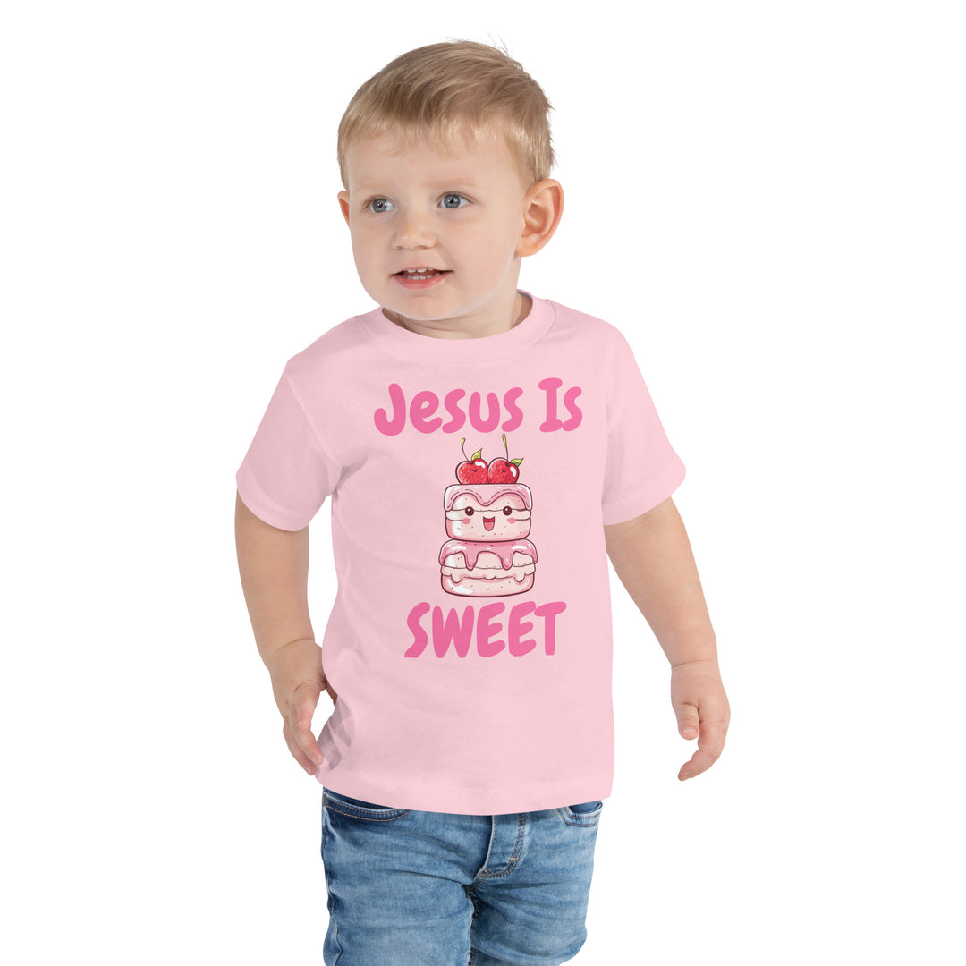 Jesus Is Sweet Cake Toddler Christian T-Shirt