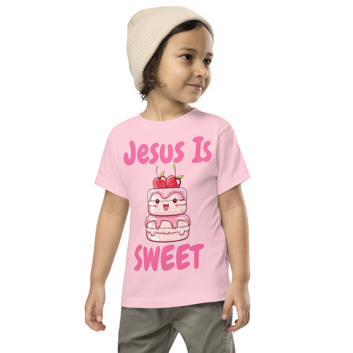 Jesus Is Sweet Cake Toddler Christian T-Shirt