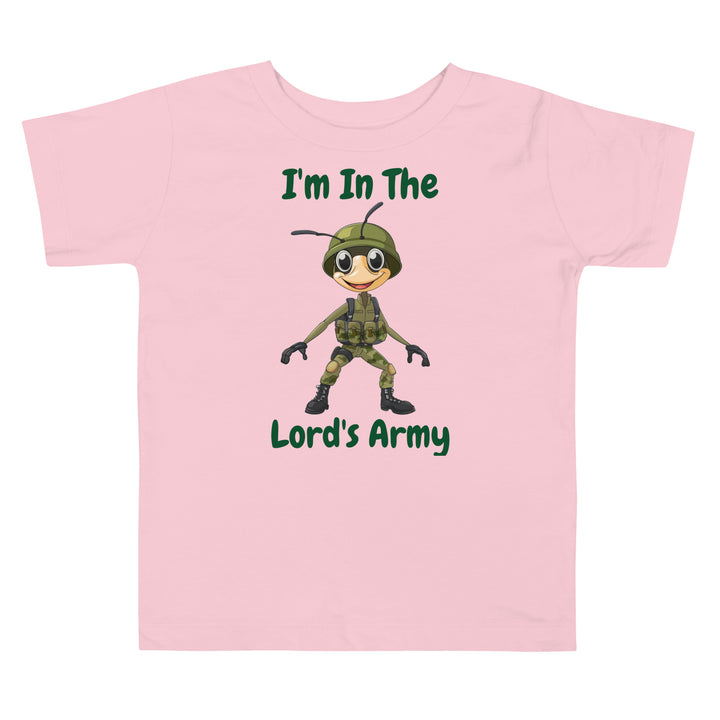 I'm In The Lord's Army Christian Toddler T-Shirt