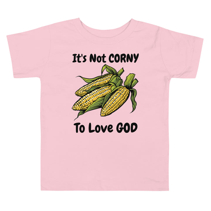 It's Not CORNY To Love GOD Toddler Christian Corn On The Cob Sticker