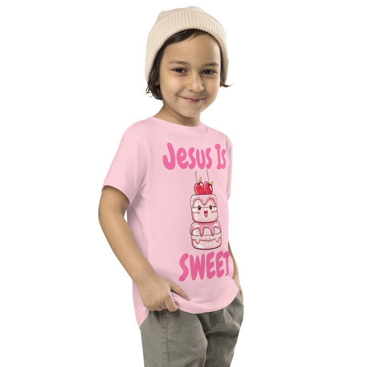 Jesus Is Sweet Cake Toddler Christian T-Shirt