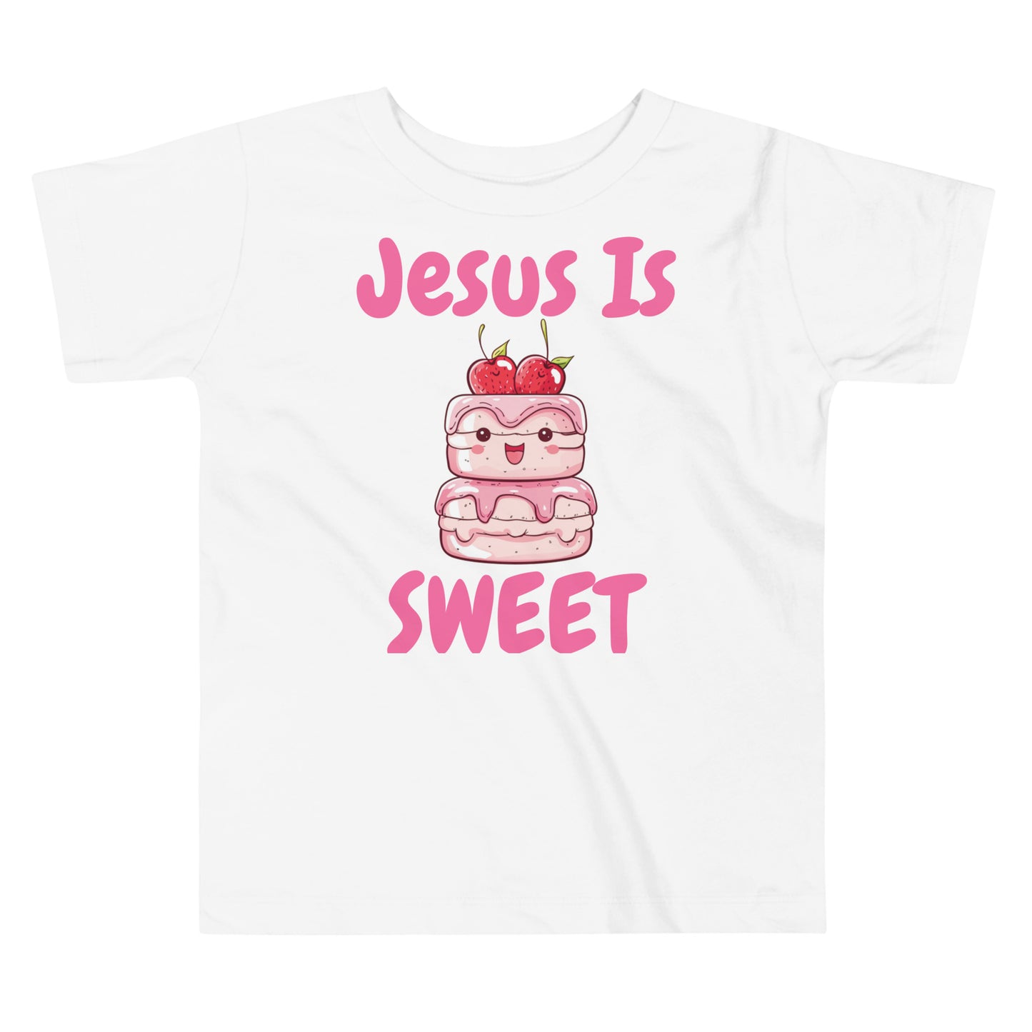 Jesus Is Sweet Cake Toddler Christian T-Shirt