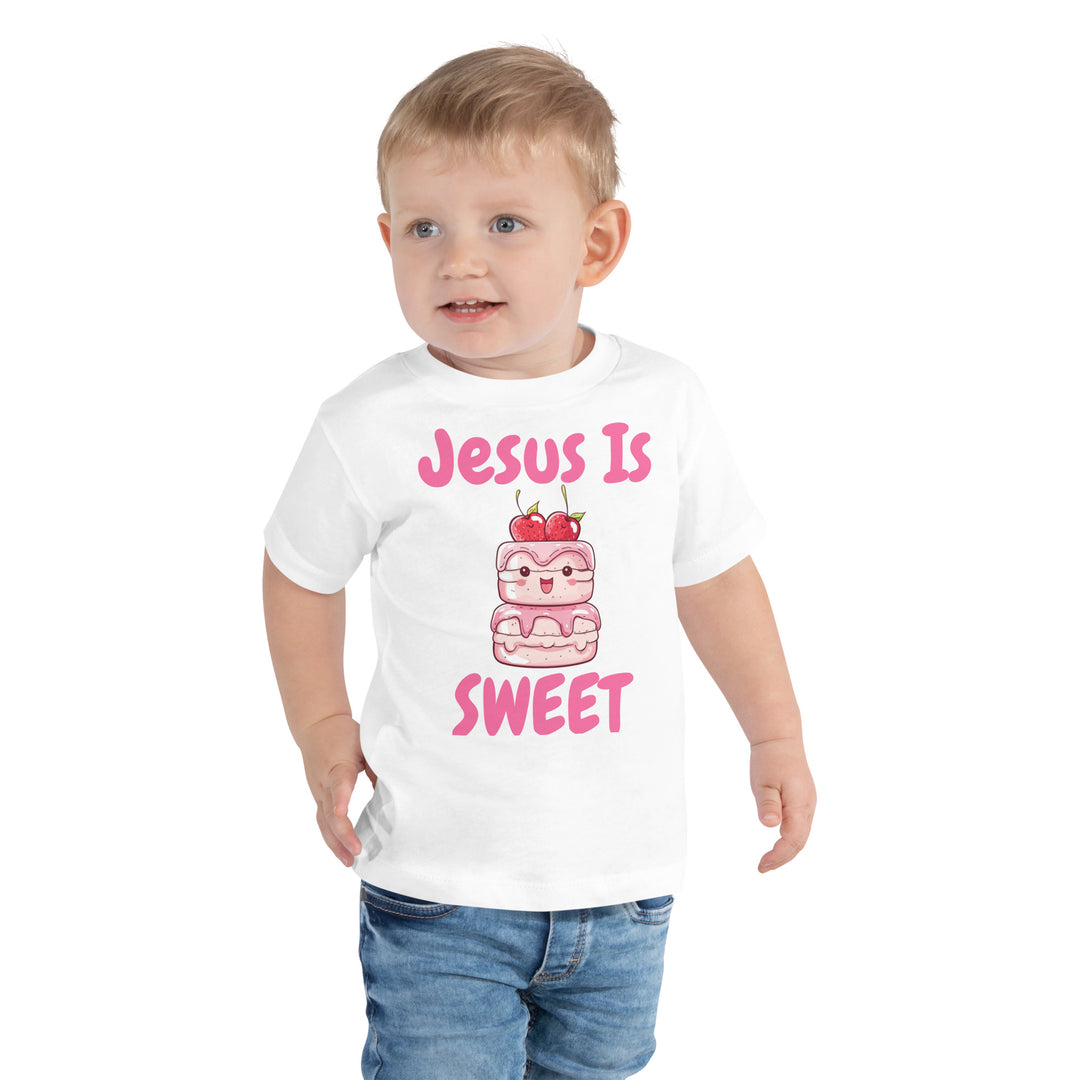 Jesus Is Sweet Cake Toddler Christian T-Shirt