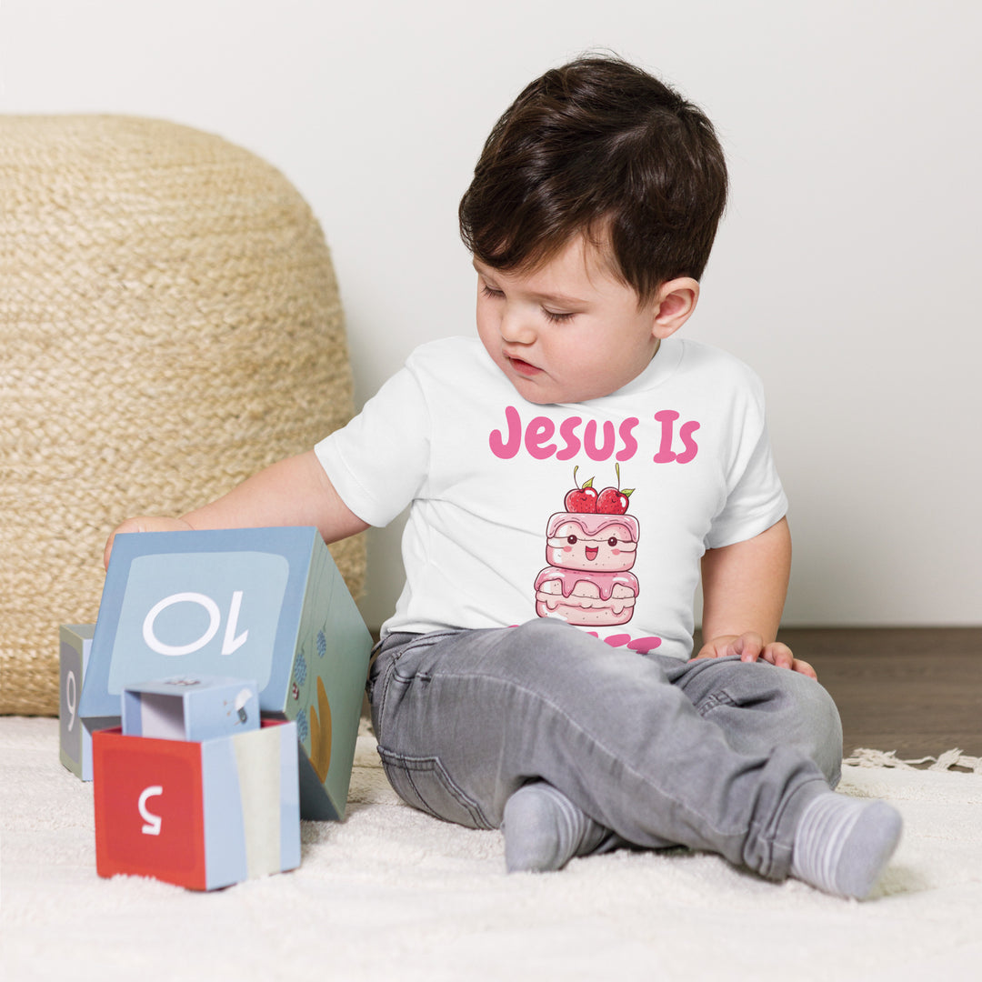 Jesus Is Sweet Cake Toddler Christian T-Shirt