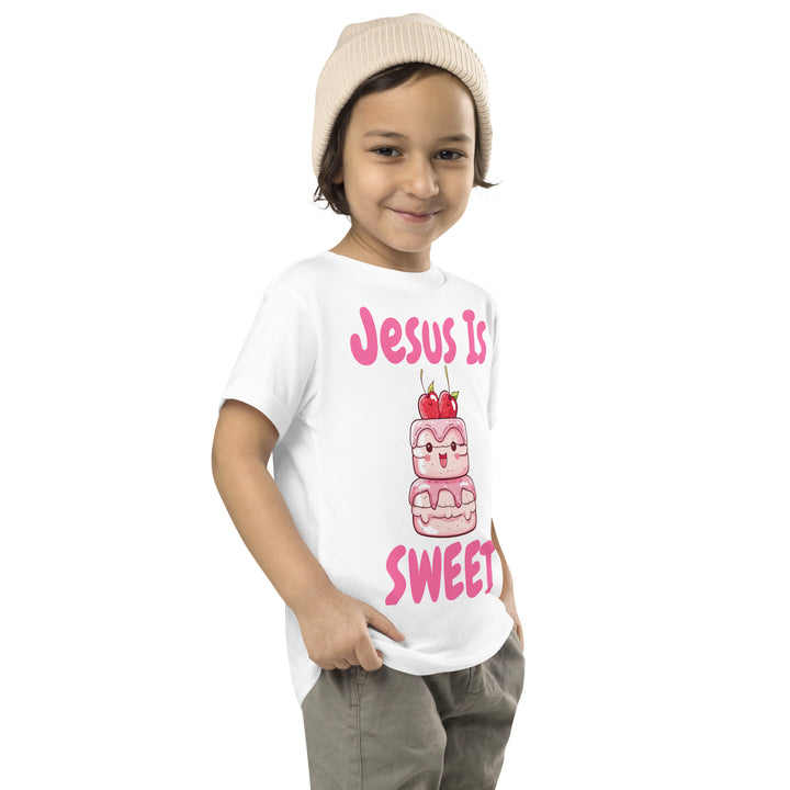 Jesus Is Sweet Cake Toddler Christian T-Shirt