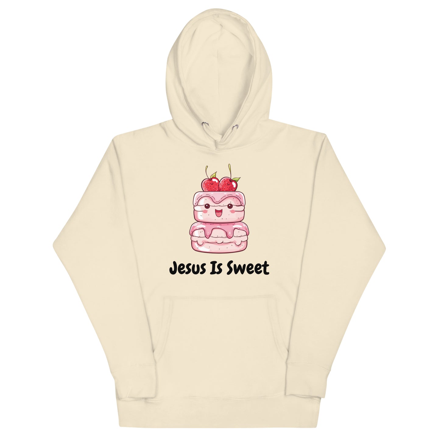 Jesus Is Sweet Dessert Cake Christian Adult Unisex Hoodie (Runs Small)