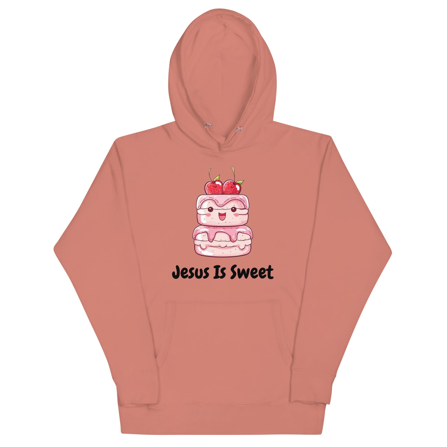 Jesus Is Sweet Dessert Cake Christian Adult Unisex Hoodie (Runs Small)