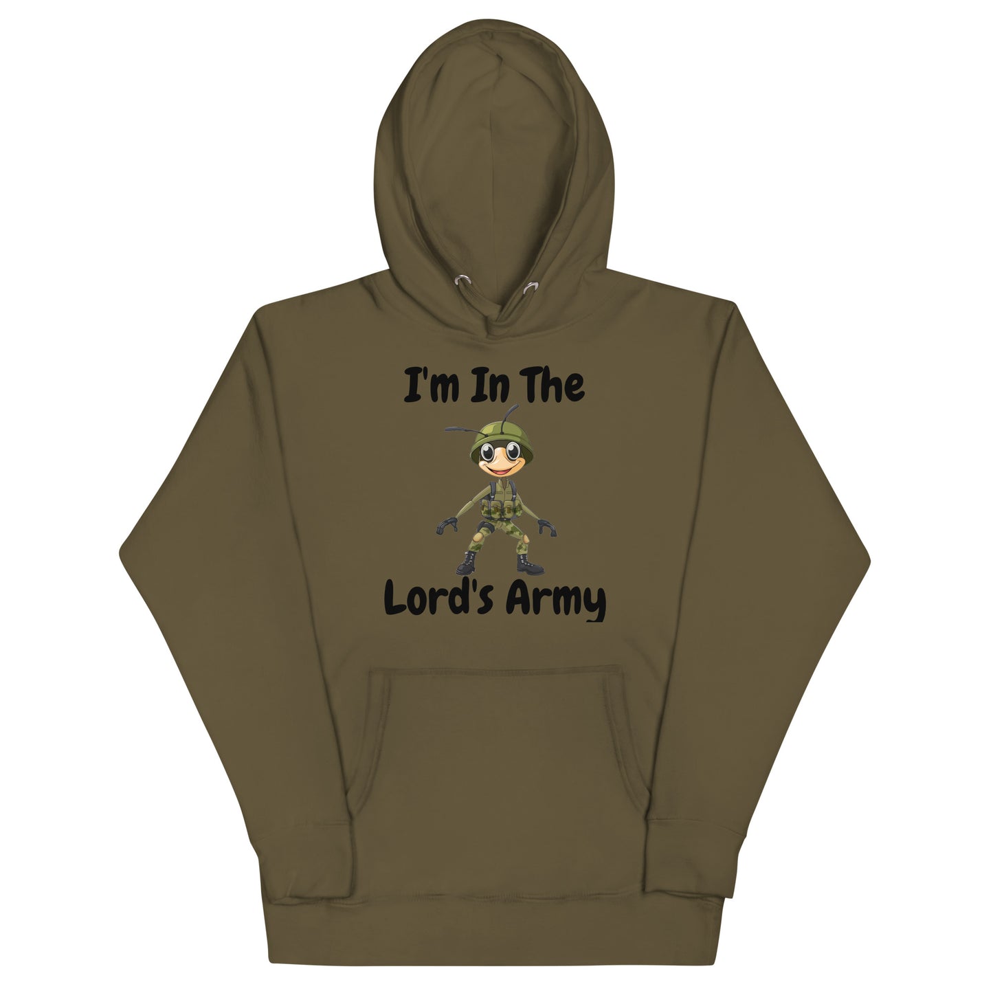 I'm In The Lord's Army Ant Christian Adult Unisex Hoodie (Runs Small)