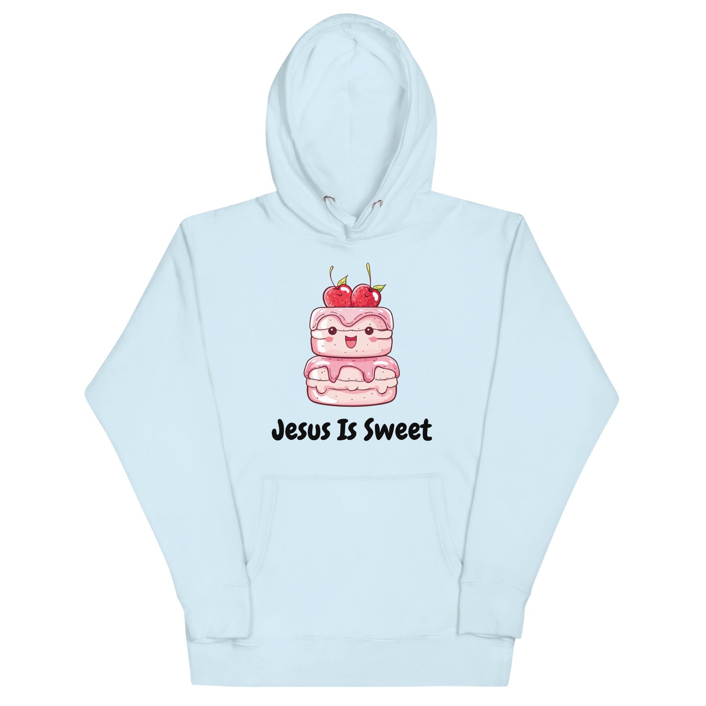 Jesus Is Sweet Dessert Cake Christian Adult Unisex Hoodie (Runs Small)