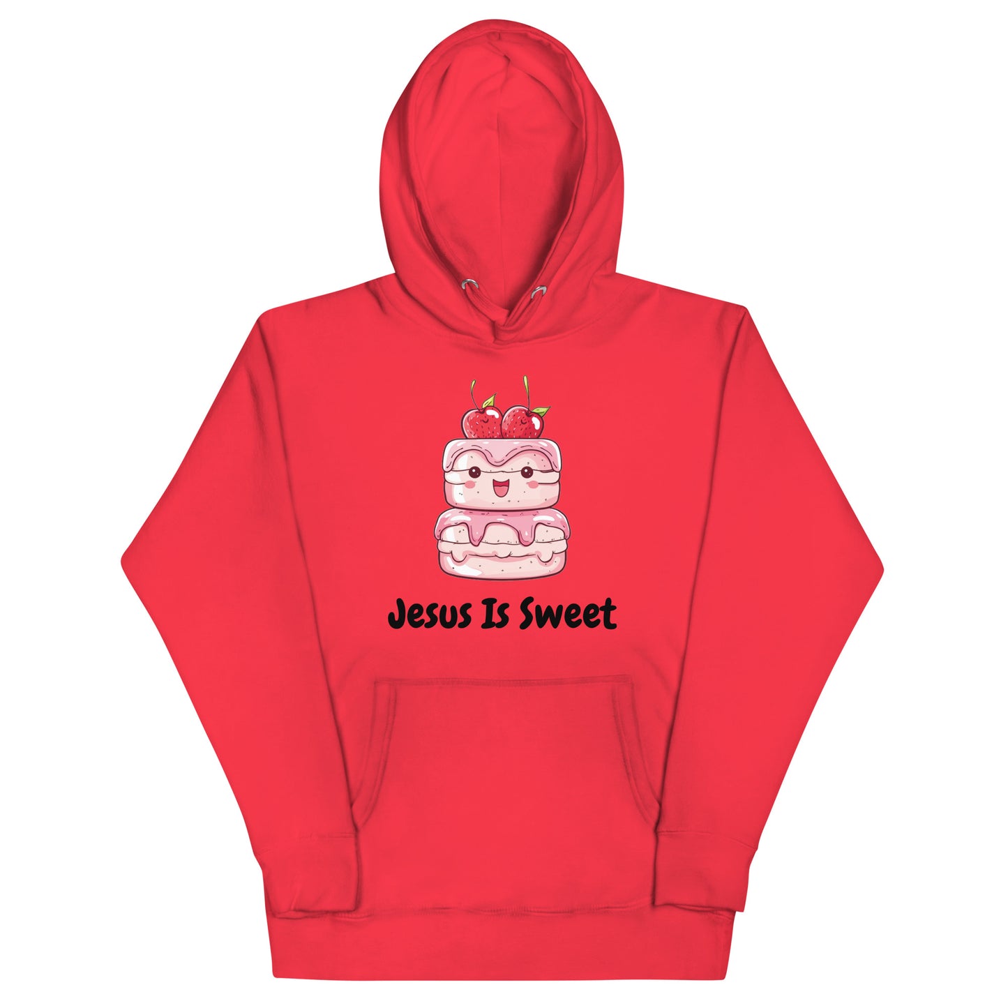 Jesus Is Sweet Dessert Cake Christian Adult Unisex Hoodie (Runs Small)