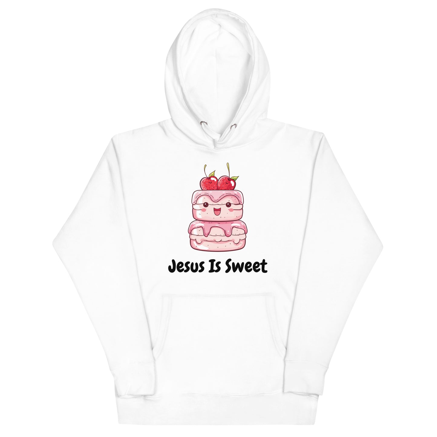 Jesus Is Sweet Dessert Cake Christian Adult Unisex Hoodie (Runs Small)